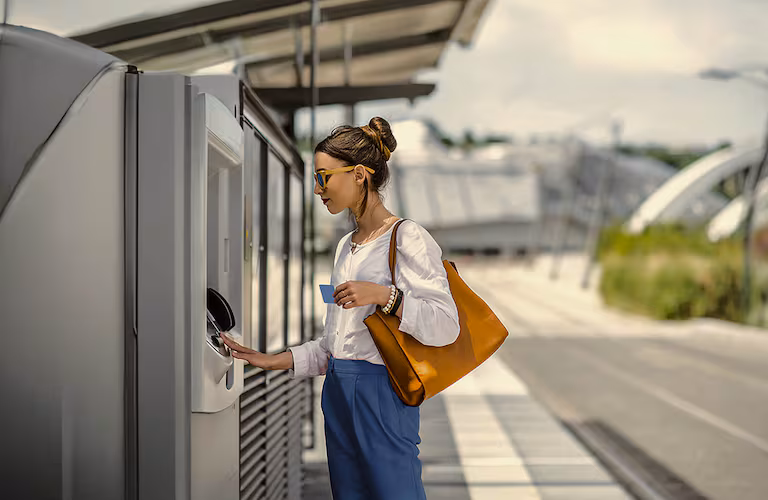 Withdraw cash at no cost